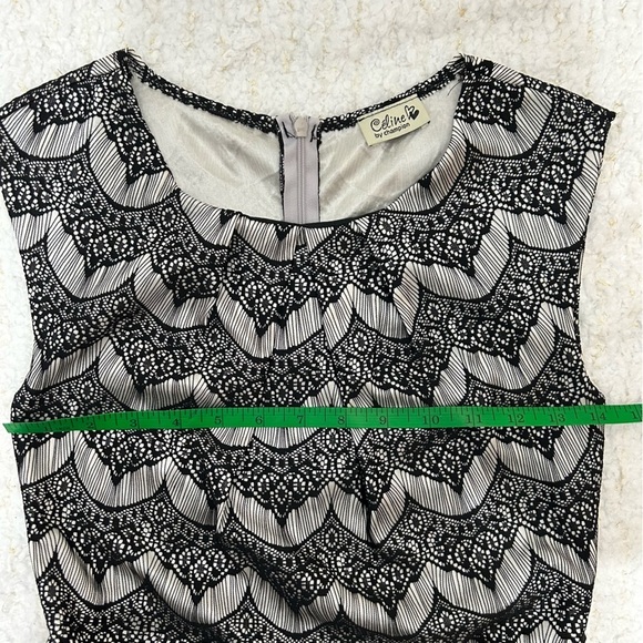 Celine by Champion Womens Sleeveless Basic Dress Size S black and grey - Picture 11 of 13